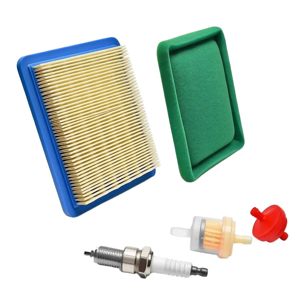 For Lawn For Mower Maintenance Kit Featuring Pleated Paper Air Filter and Reusable Green Foam Pre Cleaner for Toro For Craftsman