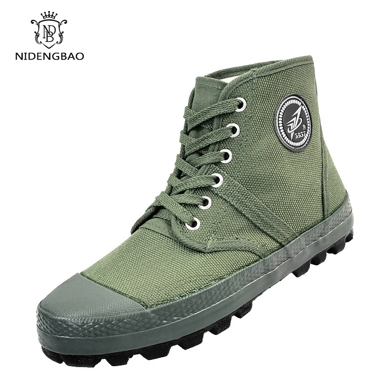 أحذية رجالية أحذية رياضية تكتيكية خارجية للتدريب العسكري أحذية رياضية عالية الجودة للرجال أحذية عمالية سهلة الارتداء للأزواج غير رسمية