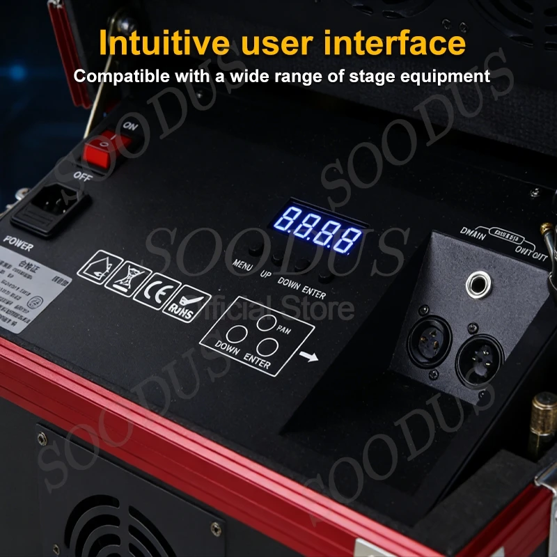 DJ 디스코 웨딩 나이트 바 파티용 스테이지 싱글 더블 안개 기계, 안개 안개 안개 스프레이 기계, DMX512 제어, 600W, 900W
