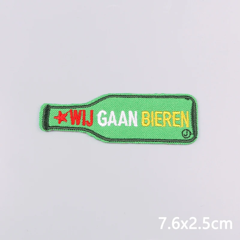 Neue gestickte Patches Oeteldonk Emblem Patch Eisen auf Patch auf Kleidung Niederlande Karneval Frosch Applikation Patches für Kleidung – Detail 28