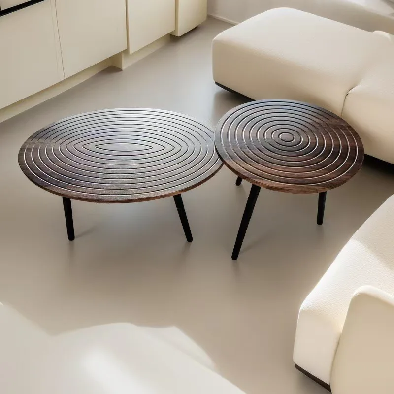 Mesa de centro combinada, mesa de té creativa para apartamento pequeño.