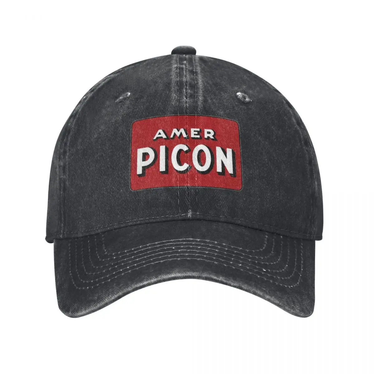 PICON vintage style logo - Amer Picon red and white Baseball Cap Beach Gentleman Hat Fashion Beach Hats For Women Men's