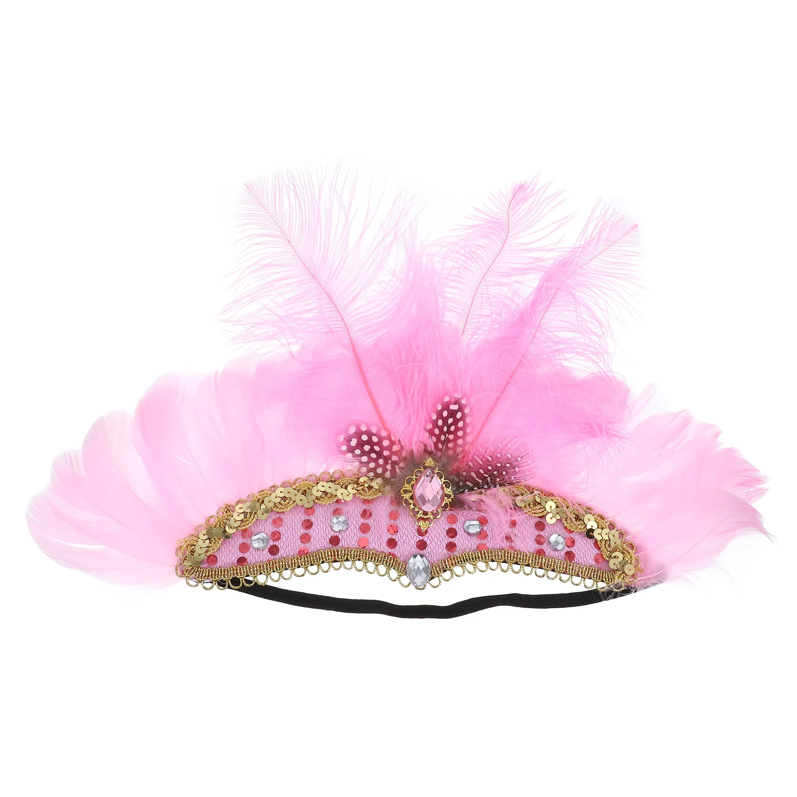 

s Headband Bright Size Party Headdress for Women Girls Wedding Costume Accessories Sequin Headwear Masquerade