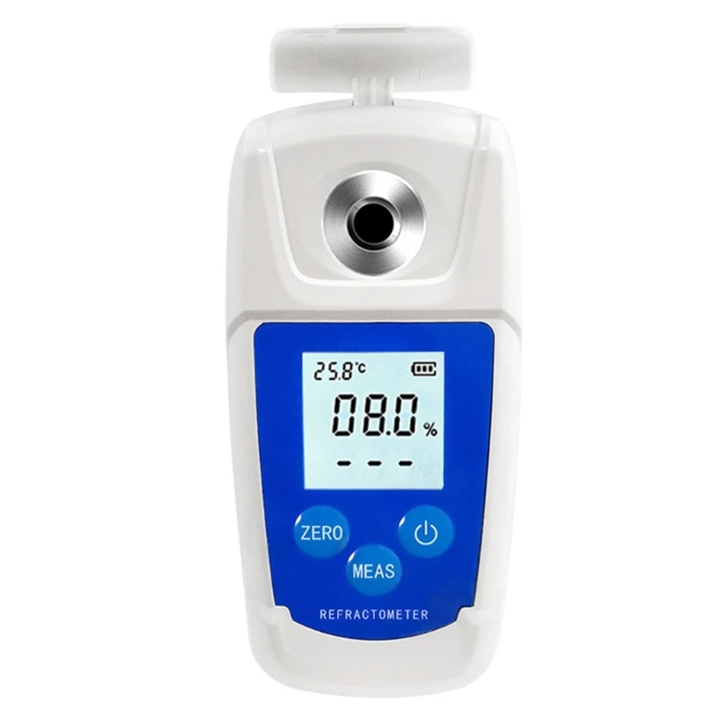 C4DF Digital Liquid Analysis Meter with Temperature Reading, Refractive Index Display and Simple Handling for Food Processing