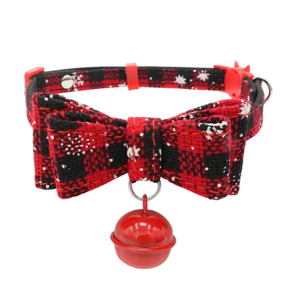 Pet Collars New Pet Bow Bell Collars Cute Cat Collars Pet Supplies Cute Bow Tie Adjustable 27-40cm Neck Circumference Pet Collar