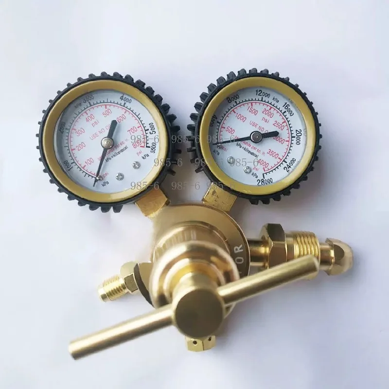 American Style High-Pressure Nitrogen Pressure Reducing Valve, All Copper Pressure Reducer
