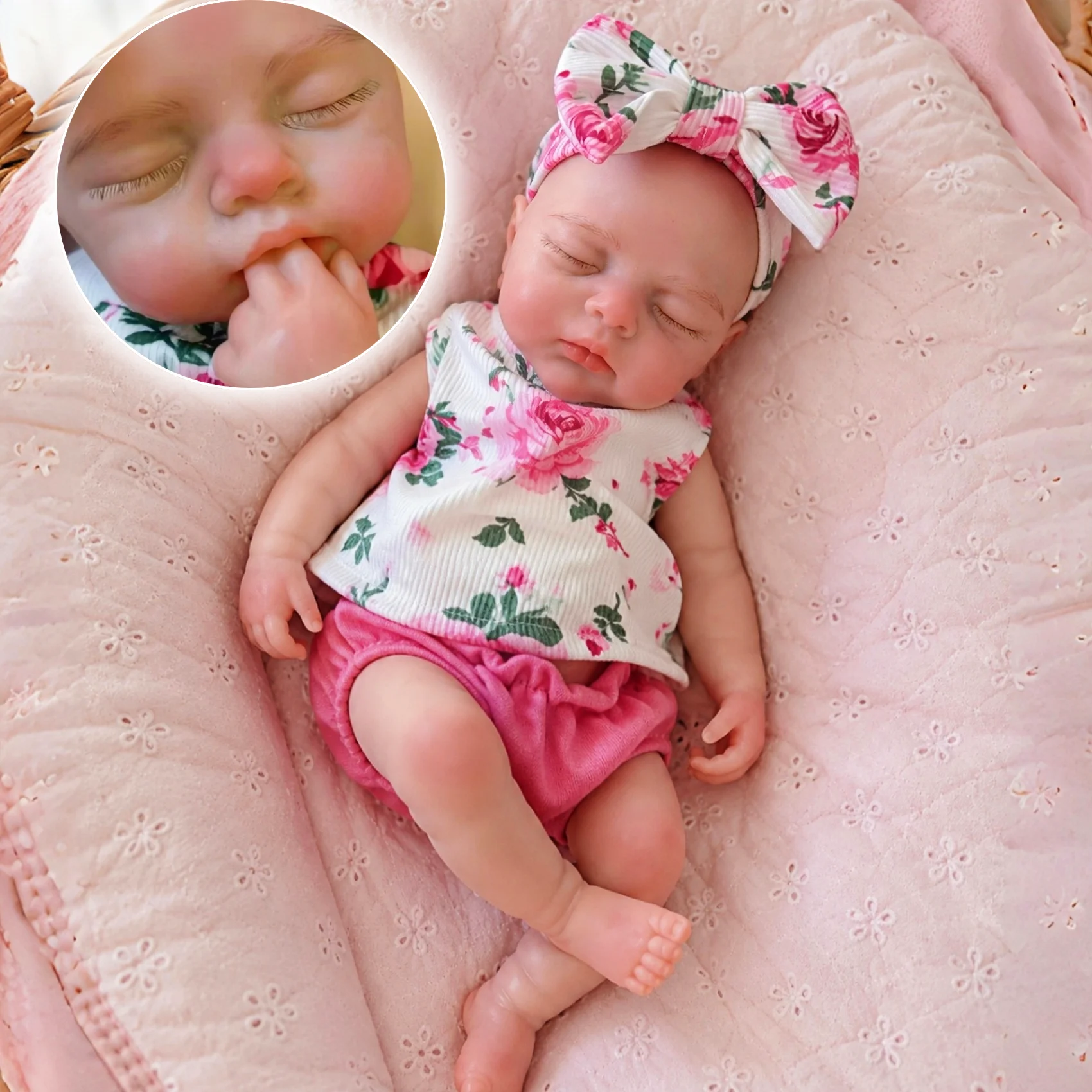 

Cute 31CM Can Open Mouth ReBirth Doll Irys Full Body Soft Silicone Girl Doll Lifelike Already Painted Ideal As Gift For Daughter