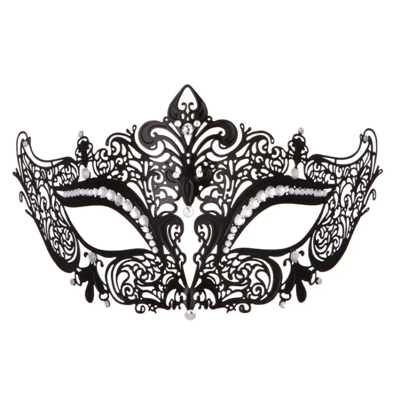 

Venice High-end Metal Diamond Cutout Mask Masquerade Party Props