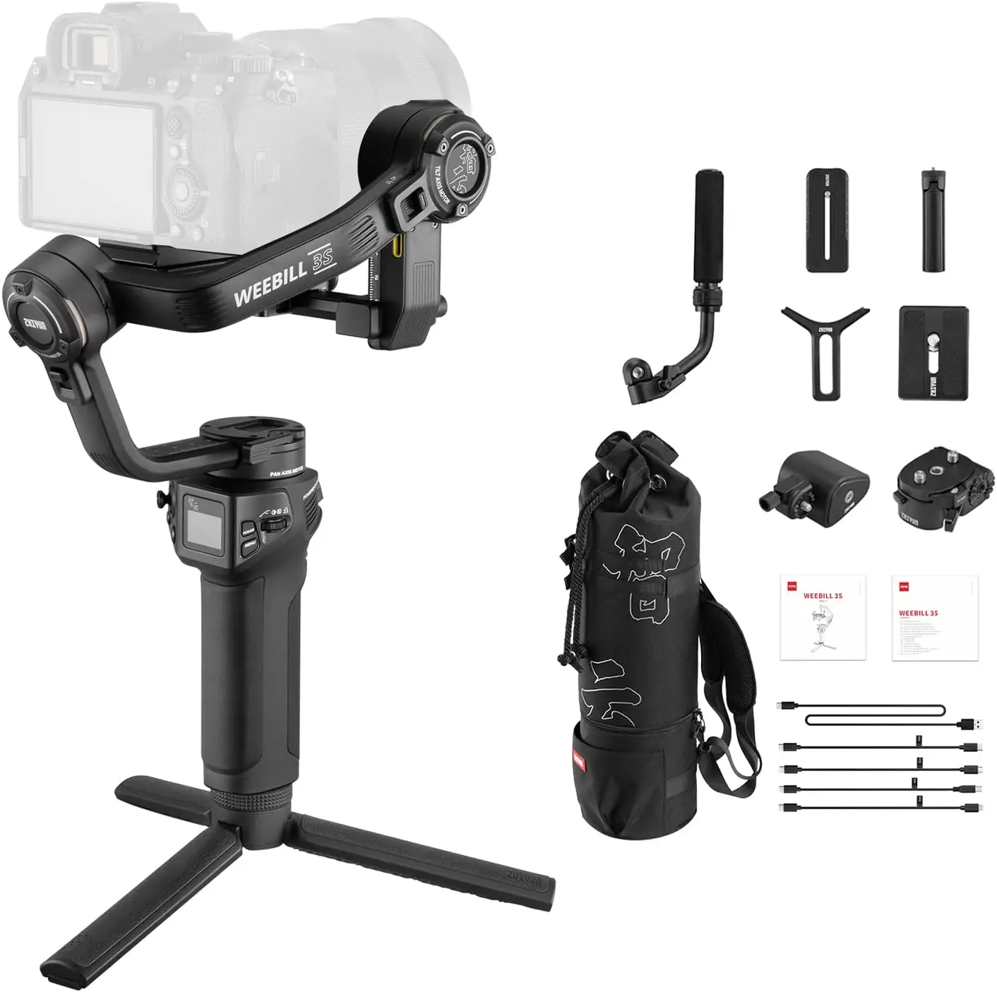 ZHIYUN WEEBILL 3S Combo 3-Axis Handheld Gimbal Stabilizer for Canon Nikon  DSLR Camera