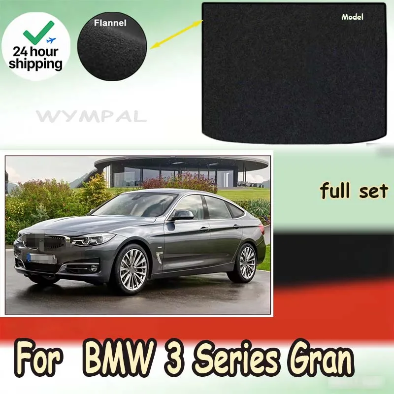

ECOAUTO Car Trunk Mat For BMW 3 Series Gran Turismo GT F34 2012~2018 Boot Liner Tray Rear Trunk