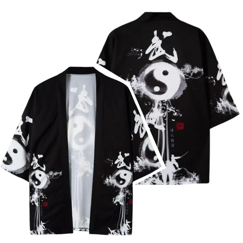 Men Japanese Kimono…