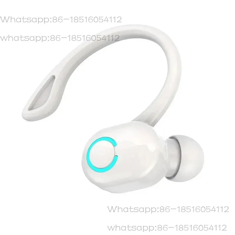 Bluetooth 5.2 Wireless Headset Single Ear-Hook Earplugs Ultra Long Battery Life Business Earphone Mobile Phone Headphone Earbuds