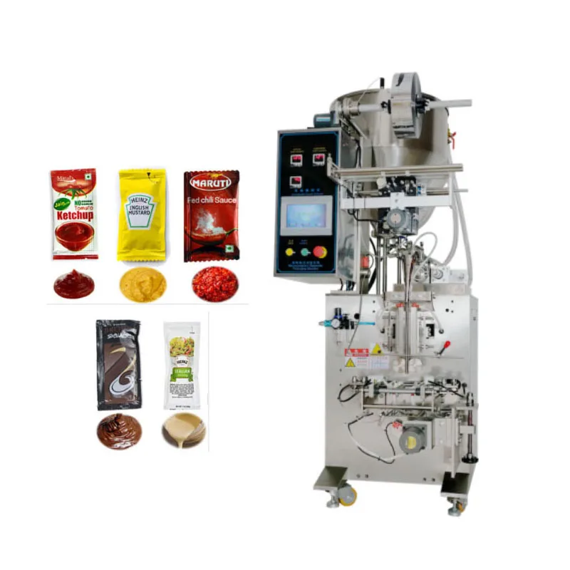 Hot sale ketchup tomato sauce/ tomato ketchup/black pepper sauce restaurant filling packing machine small pack