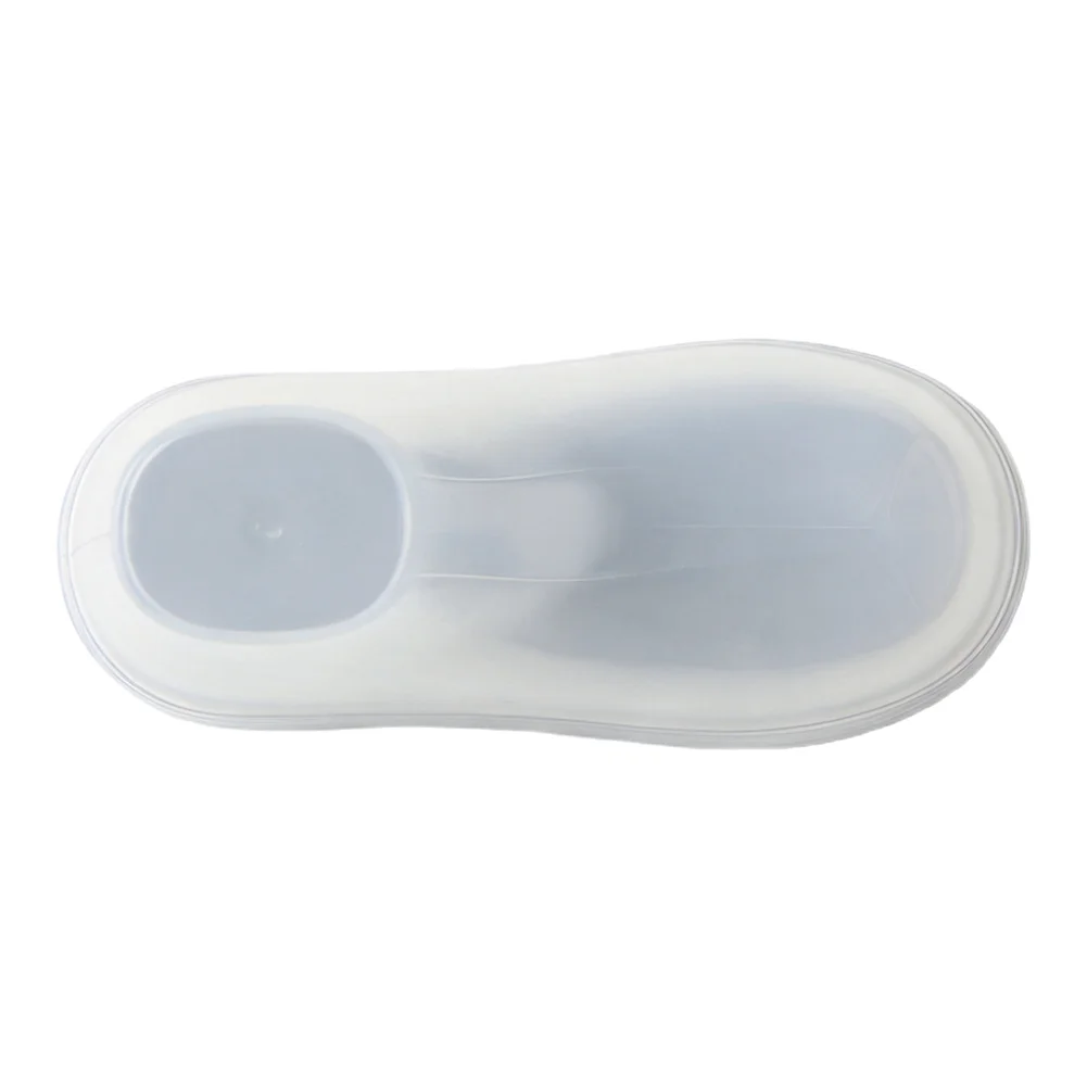 10pcs Clear Plastic Baby Booties Display Stand for Socks and Small Baby Shoes PVC Material for Retail and Craft Use