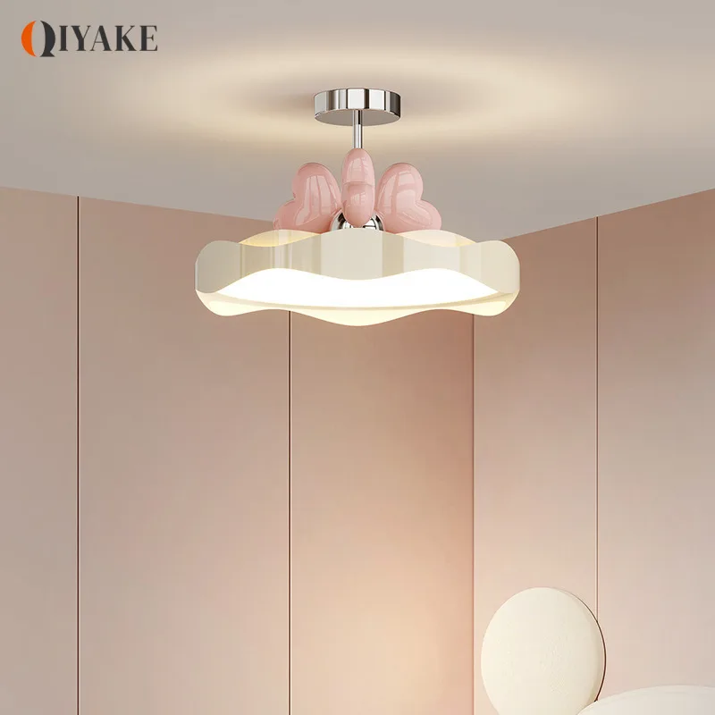 Children's Room Cloud Ceiling Lamps Pink Love Cloud Lamp Baby Room Girl Bedroom Ceiling Lights Home Decor Lighting Luster