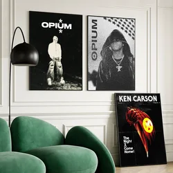 Rapper Ken Carson Een Grote Chaos Klassieke Anime Poster Waterdicht Papier Sticker Koffiehuis Bar Kamer Muur Decor