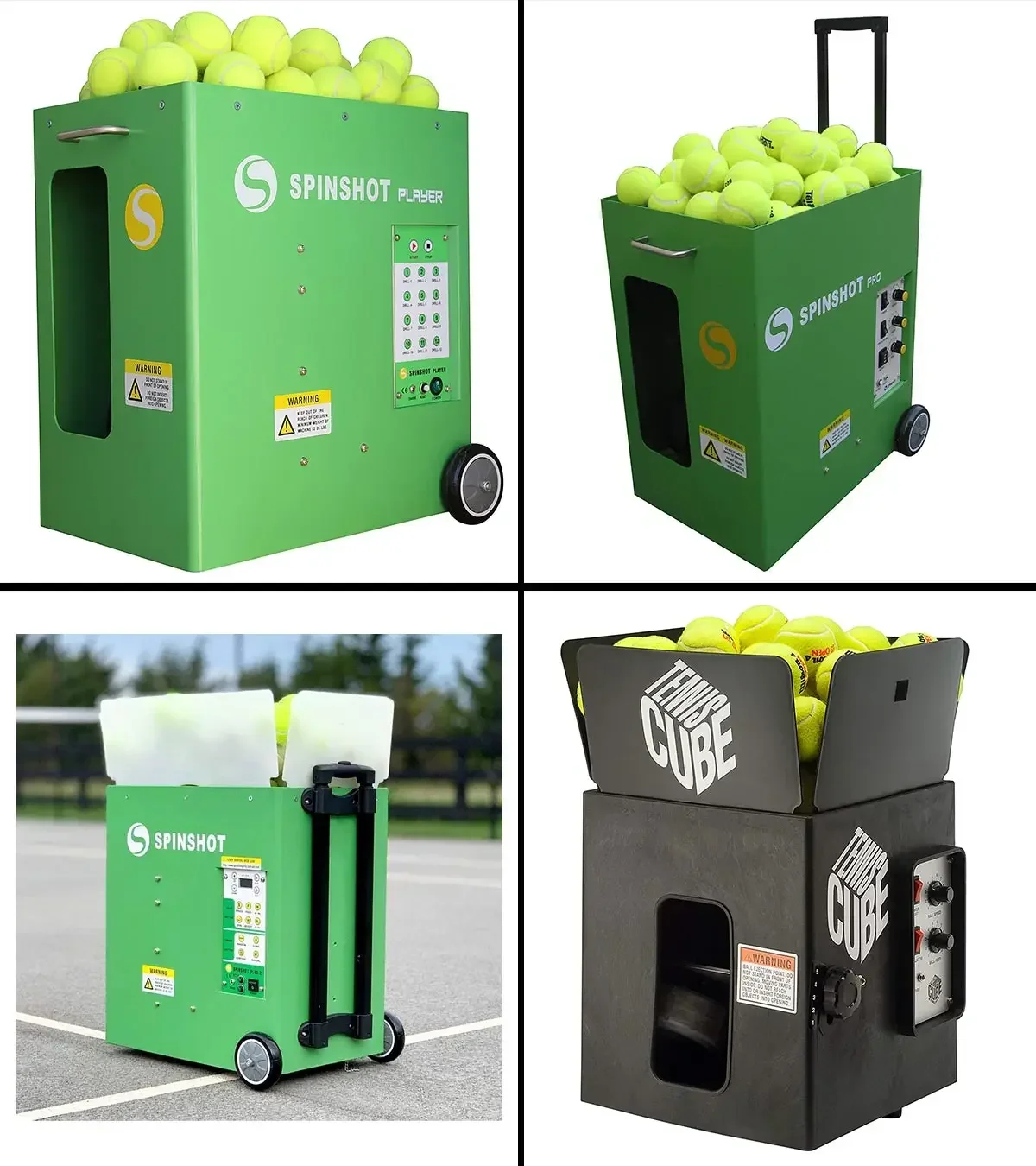 ZOMERVERKOOPKORTING OP Verkoopprijs Spinshot Player Plus II 2 Twee tennisbalmachine met telefoonafstandsbediening Ondersteund 1500