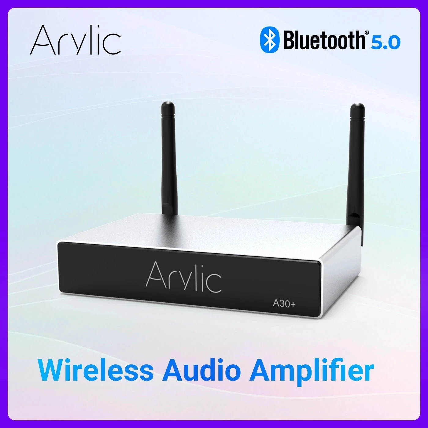 Arylic A30+ WiFi and Bluetooth 5.0 Sound Power Amplifier 30Wx2 Mini HiFi Stereo Wireless Audio Amplifier Home Digital Multiroom