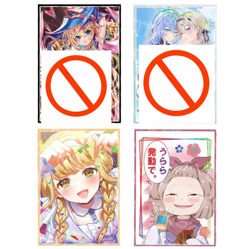 

60 шт./набор Yu-Gi-OH! Чехол для карт Black Magician Girl DIY, защитный чехол для коллекционных карт TCG, аниме-игр, подарок, игрушка, 63*90 мм