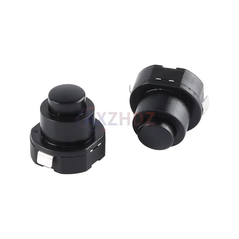 10 قطعة 1010X صغيرة دائرية مصباح يدوي التبديل إمدادات الطاقة زر التبديل KAN-10A الذاتي قفل زر مفتاح بـزر دفع ON-OFF