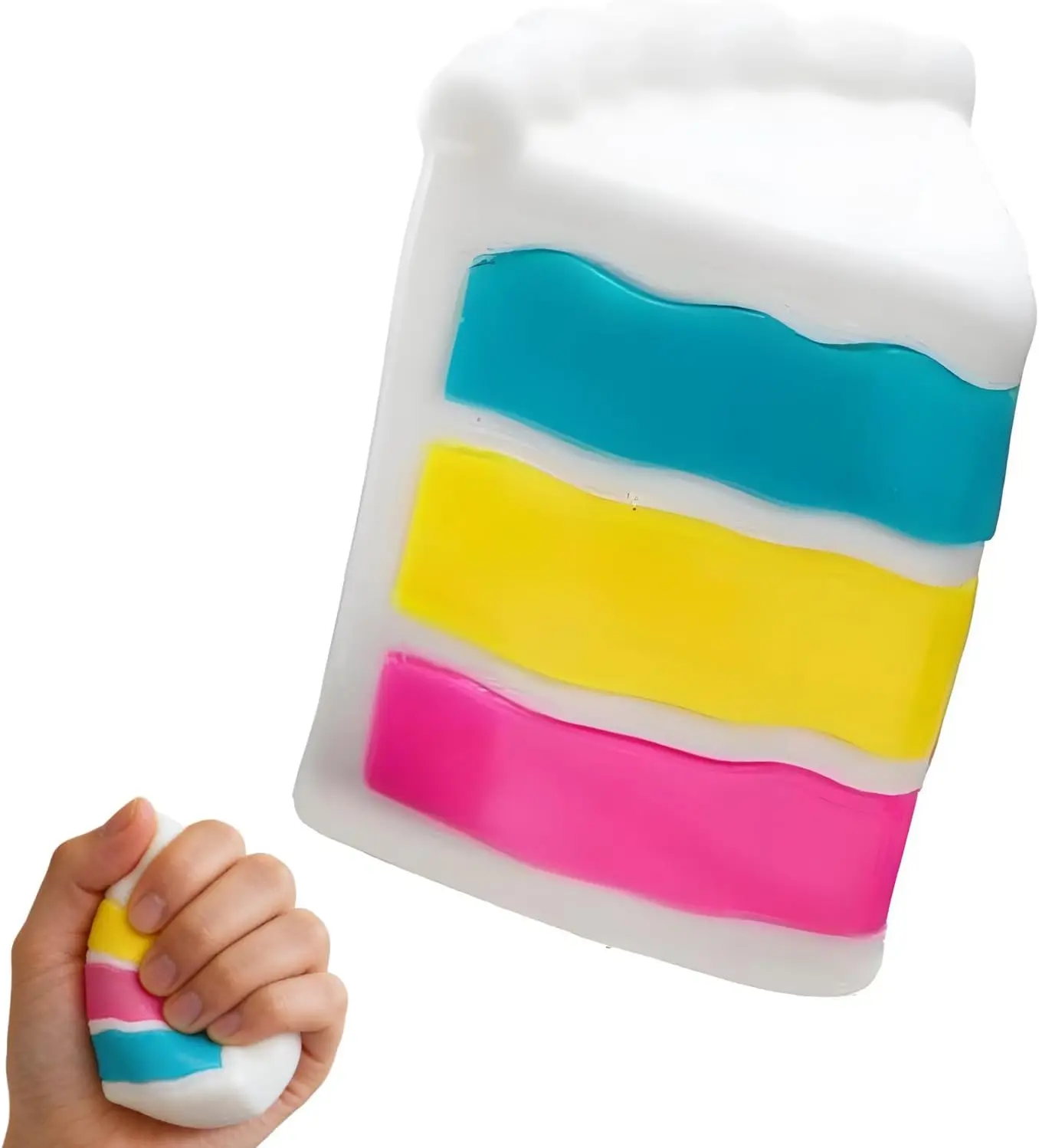 

Maltose Cream Cake Squishy: Solid Texture Slow Rebound Squeeze Toy, Aesthetic Desktop Sensory Fidget for Anxiety Relief