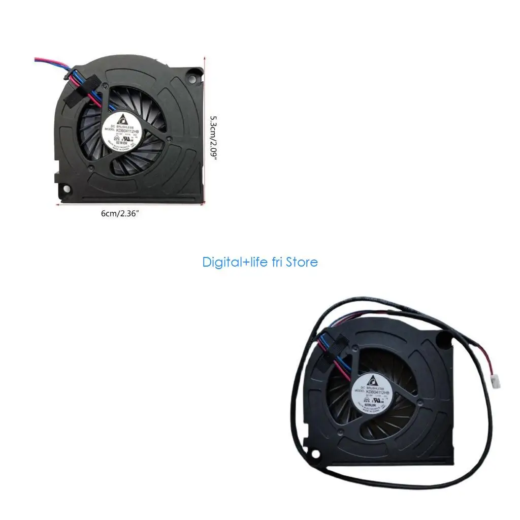 E06D Metal CPU Cooling Fan for KDB04112HB High Speed Fan Full Cooling Performance