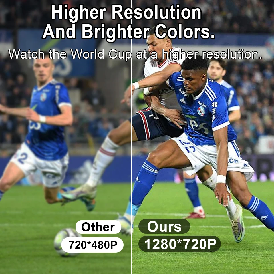 جهاز عرض صغير محمول يدعم 4K Dual Wifi6 260ANSI بلوتوث 5.0 1080P 1280*720P 180 °   دوران أجهزة العرض الخارجية للسينما المنزلية