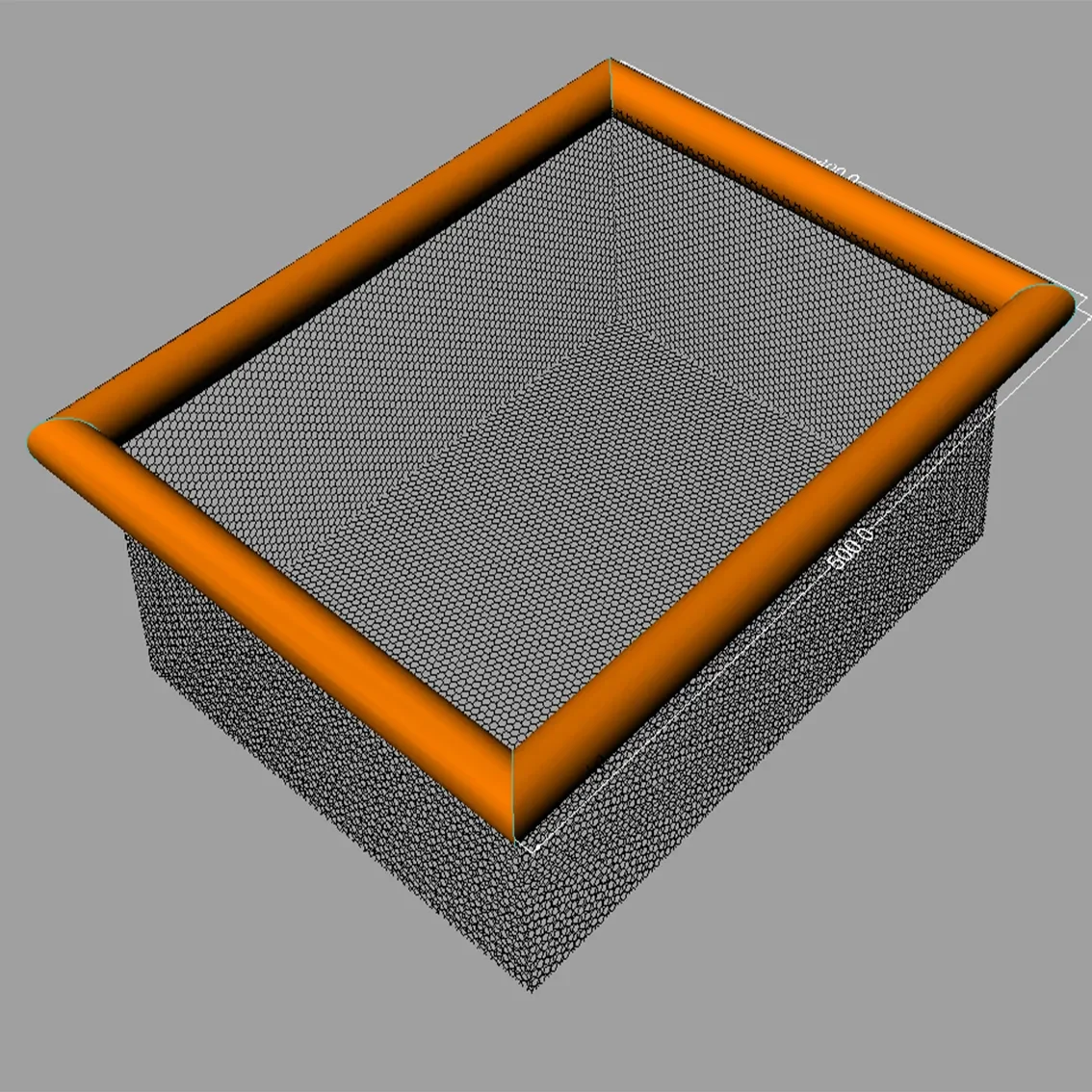 قاعدة سباحة عائمة لحمام السباحة البحري من مادة PVC قابلة للنفخ مع شبكة #1