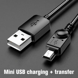 0.25M/1M/2M/3M przewód USB Mini Mini USB na USB szybki ładowarka danych kabel do odtwarzacza MP3 MP4 wideorejestrator samochodowy GPS aparat cyfrowy HDD Mini USB