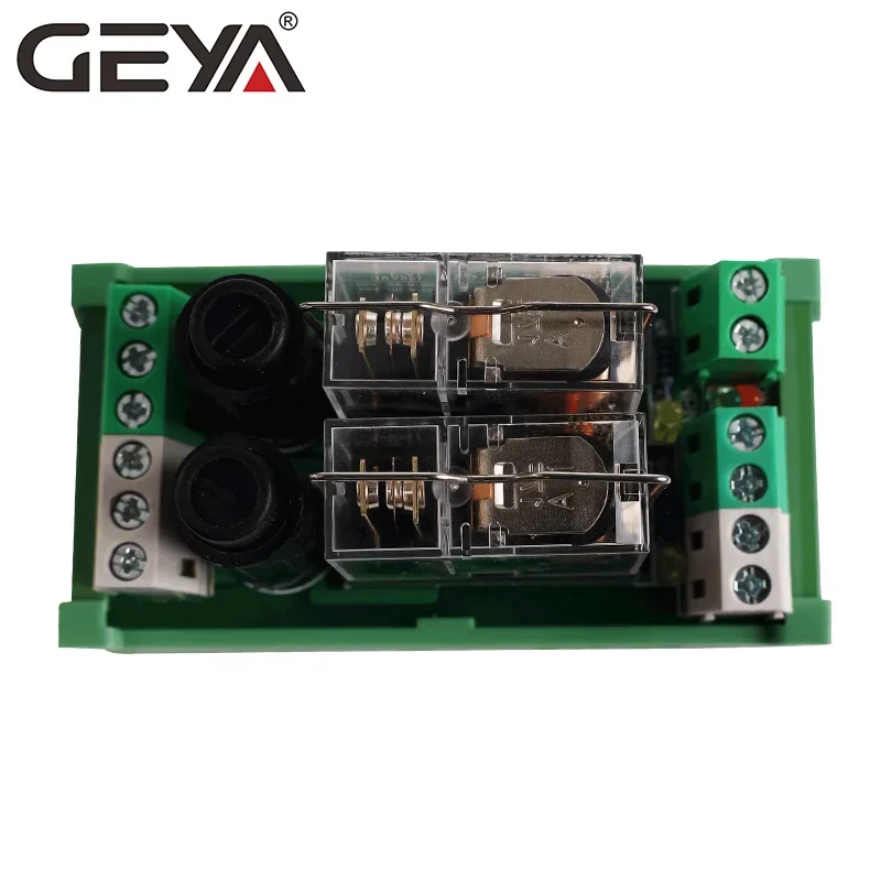 GEYA NGG2R 2 Channel PLC Controller OM Relay 12V 24V with Fuse Protection 1NO1NC SPDT RELAY Plug in