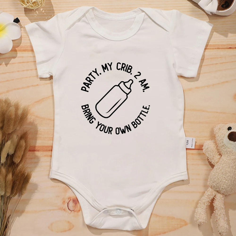 Baby Onesie Fashion Harajuku Summer Cute Baby Boy Clothes Short Sleep Urban Streetwear Harajuku Toddler Boys and Girls Romper