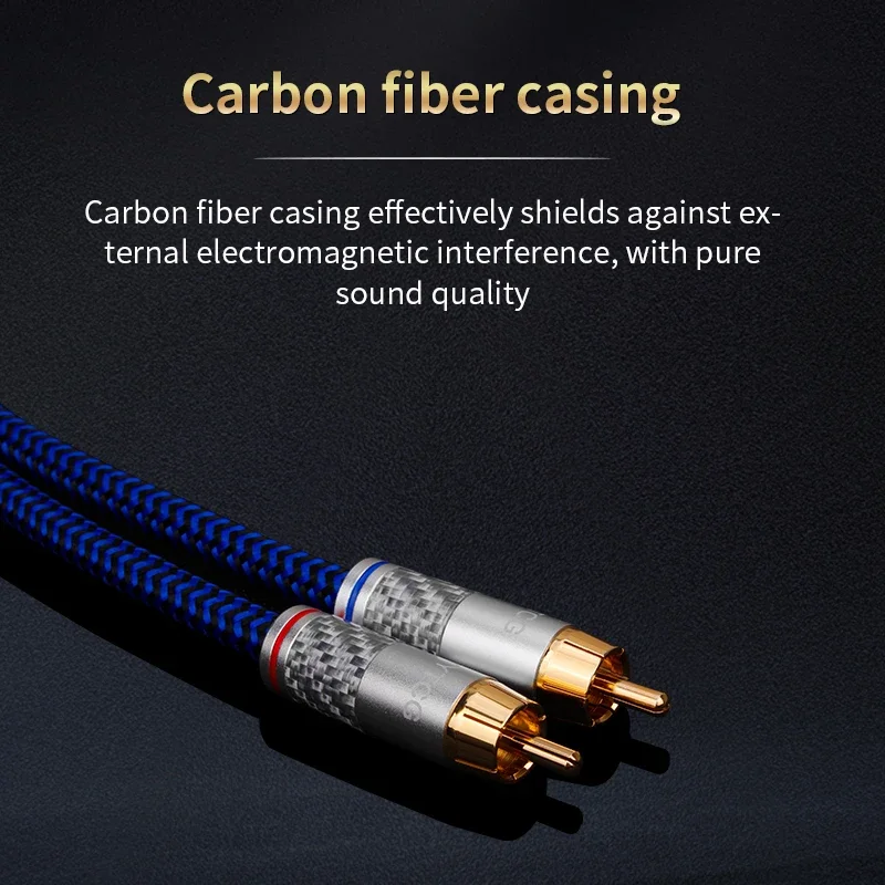 YYTCG Hifi Audio Cable 6N OCC RCA To 3.5 mm Jack Aux Cable 3.5mm to 2RCA Audio Cable for Amplifiers Audio Home Theater