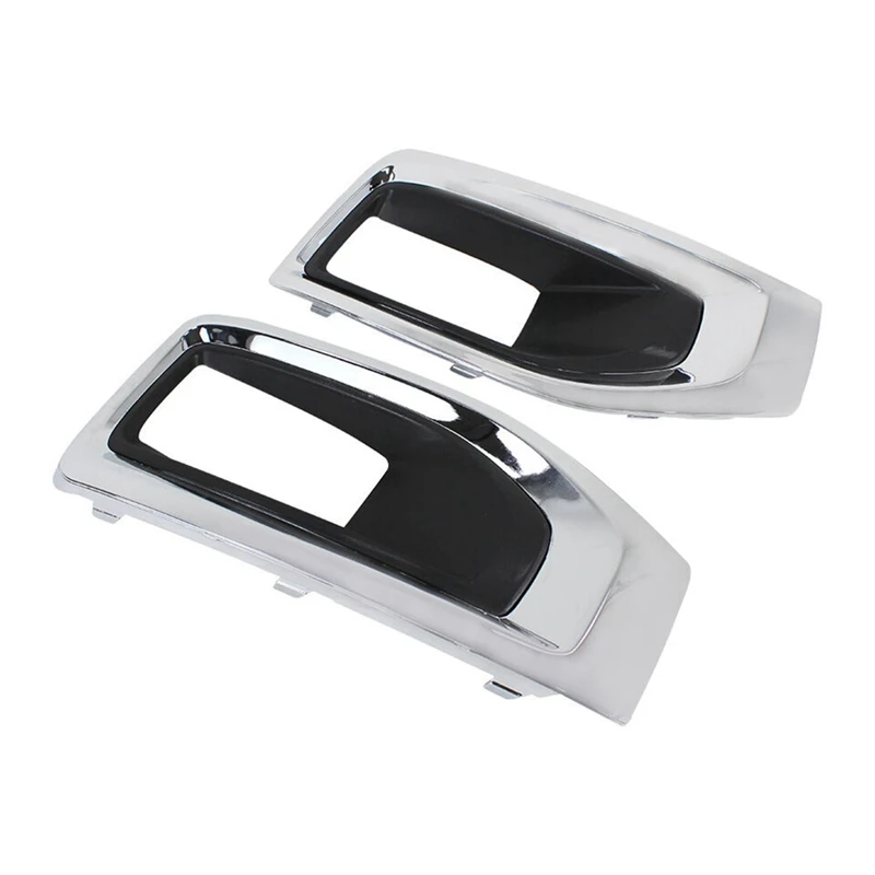 Front Fog Light Chrome Trim Cover Parts 22936426 22936427 For GMC Yukon XL 2015-2020 Fog Lamp Frame GM1038187 13912295 1Pair