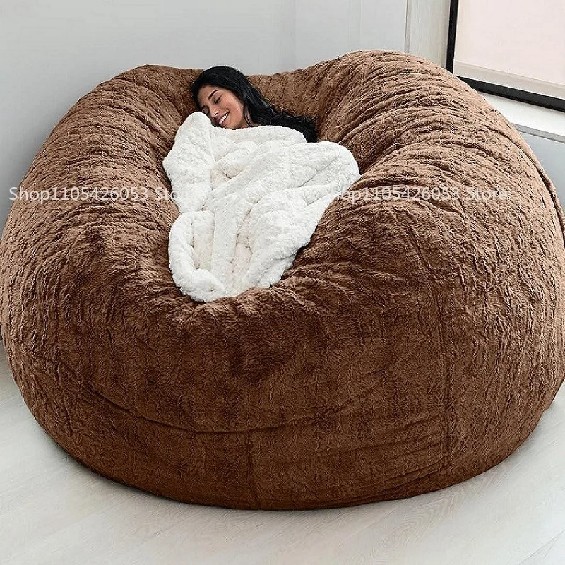 

Lazy sofa bean bag Amazon cross-border hot-selling sponge bag round ball sofa cover tatami