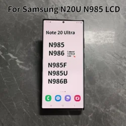 Super AMOLED Note20 Ultra Screen For Samsung Galaxy Note 20 Ultra 5G N985F N986 N986B LCD Touch Digitize Assembly With Defects