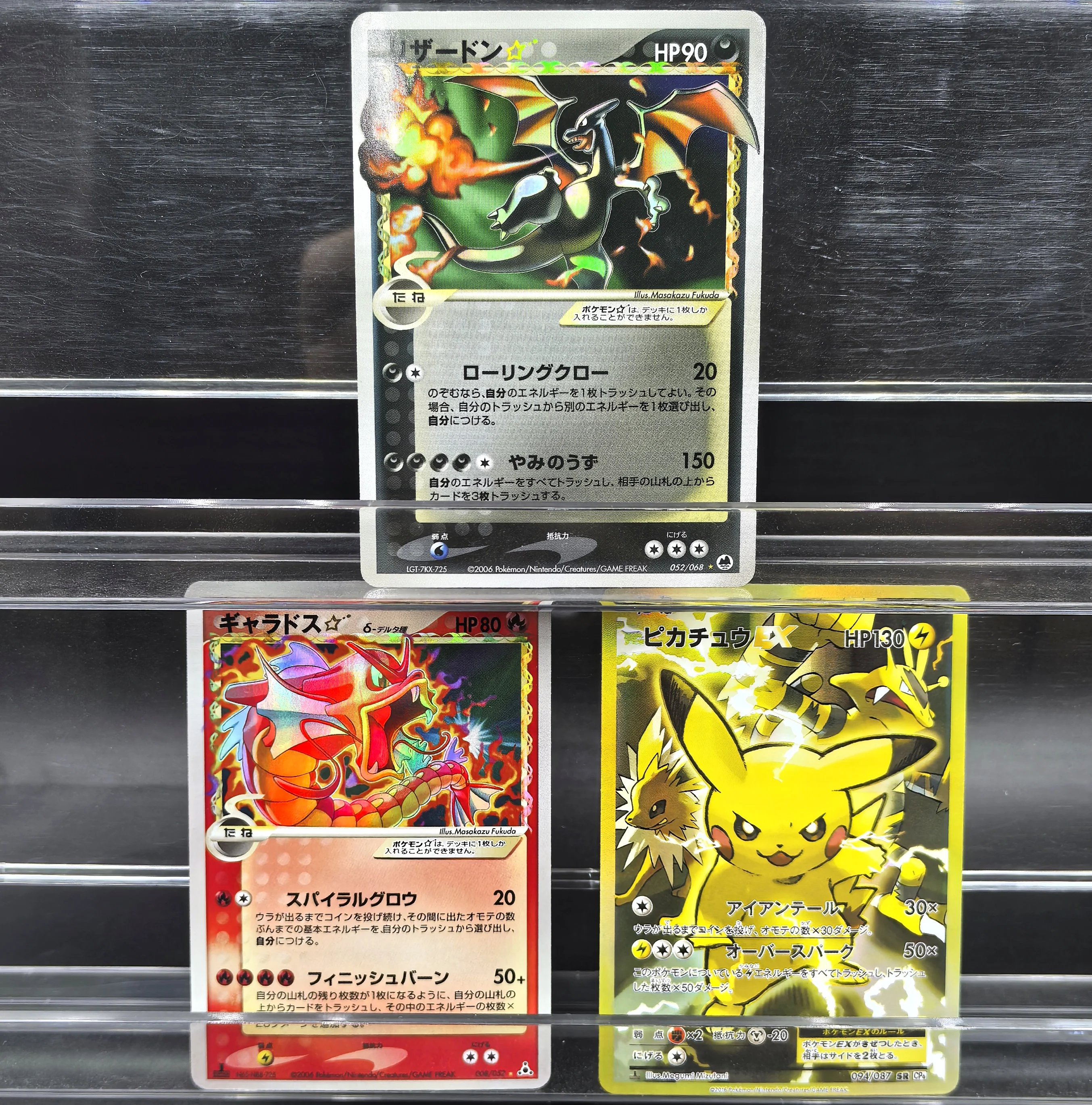 

3Pcs TCG Pokemon Japanese Collection Cards Pikachu Charizard Self Made Single Card Classic Game Anime Cards Gift Toys