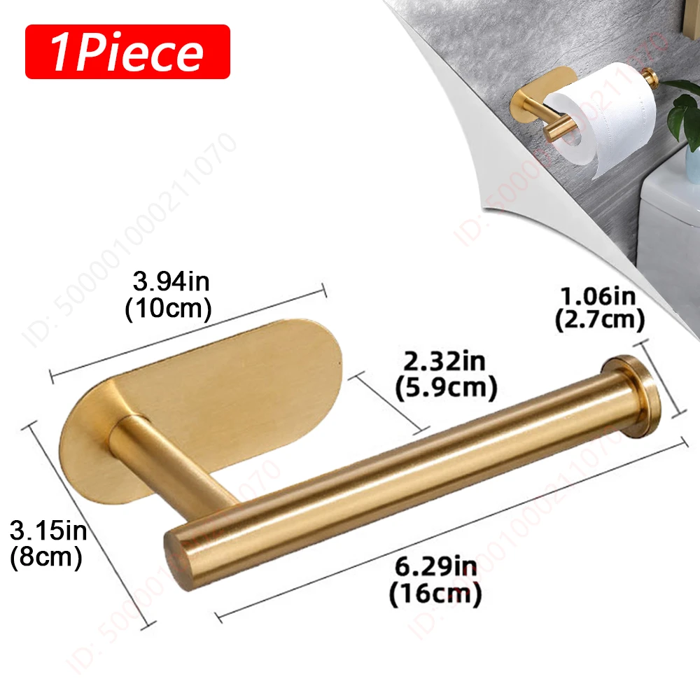 1 ~ 2PCS Toiletpapierrek Badkamer Papieren Handdoekhouder Lijm Absorberende Papierdispenser WC Keuken Hardware Opslag Accessoires