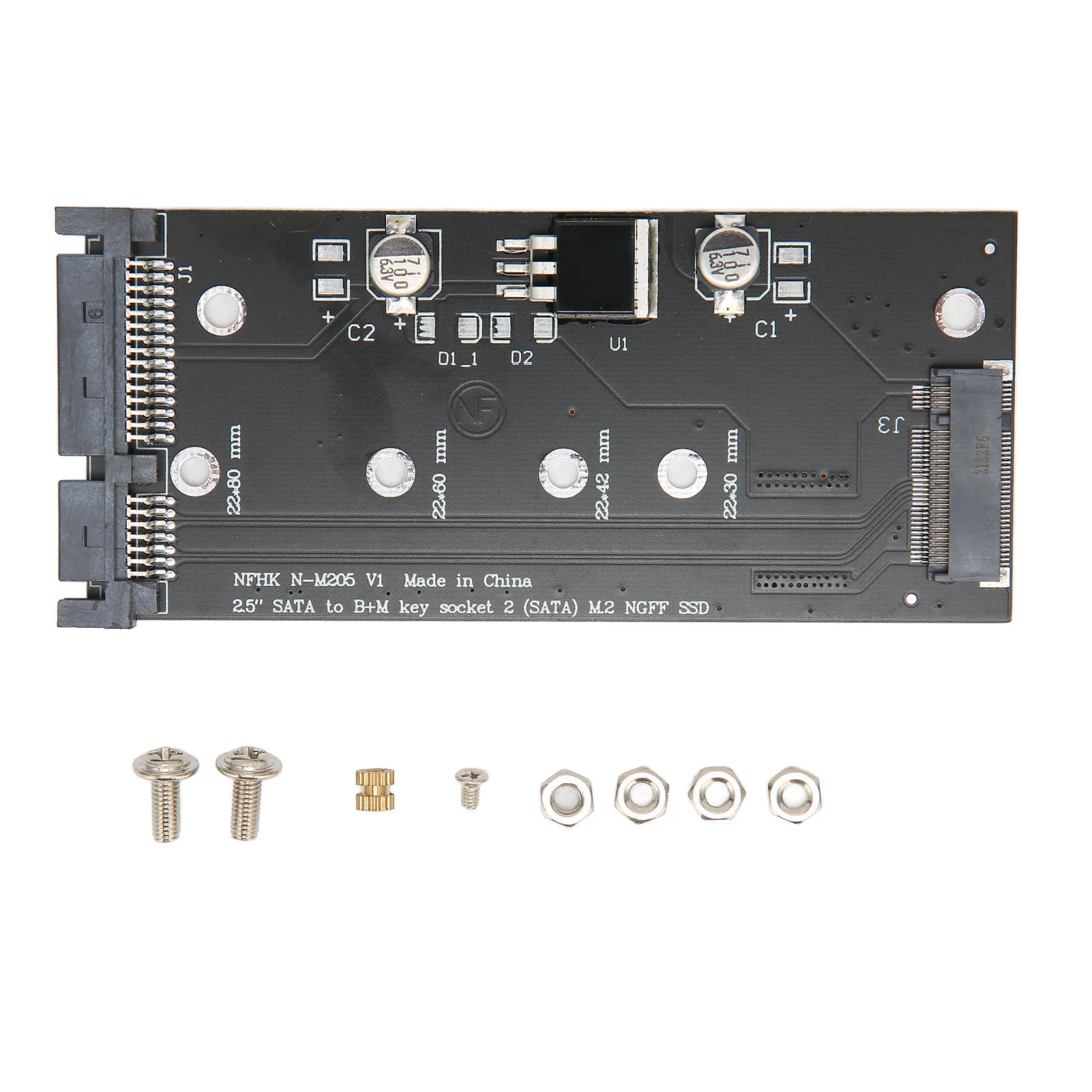 M.2 To  Converter Adapter SSD To  Adapter Card Practical Efficient Fast  Speed Plug and Play for Computer