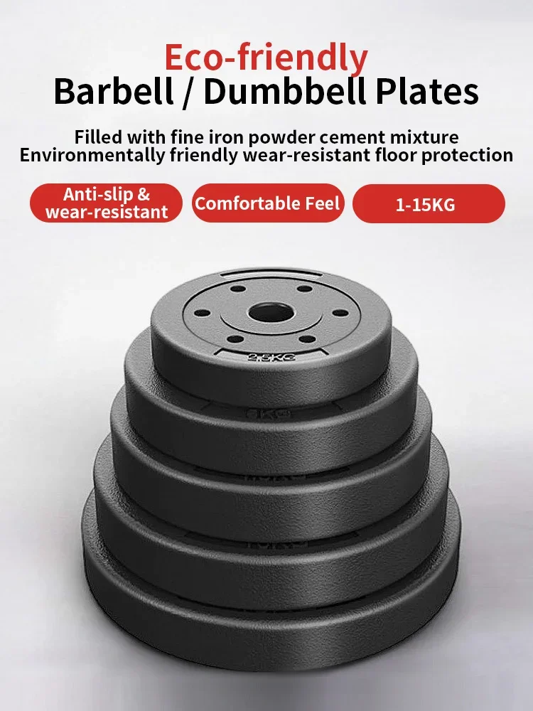 Wholesale High Strength Cast Iron ABS Standard Dumbbell Weight Plates Pounds Weight Lifting