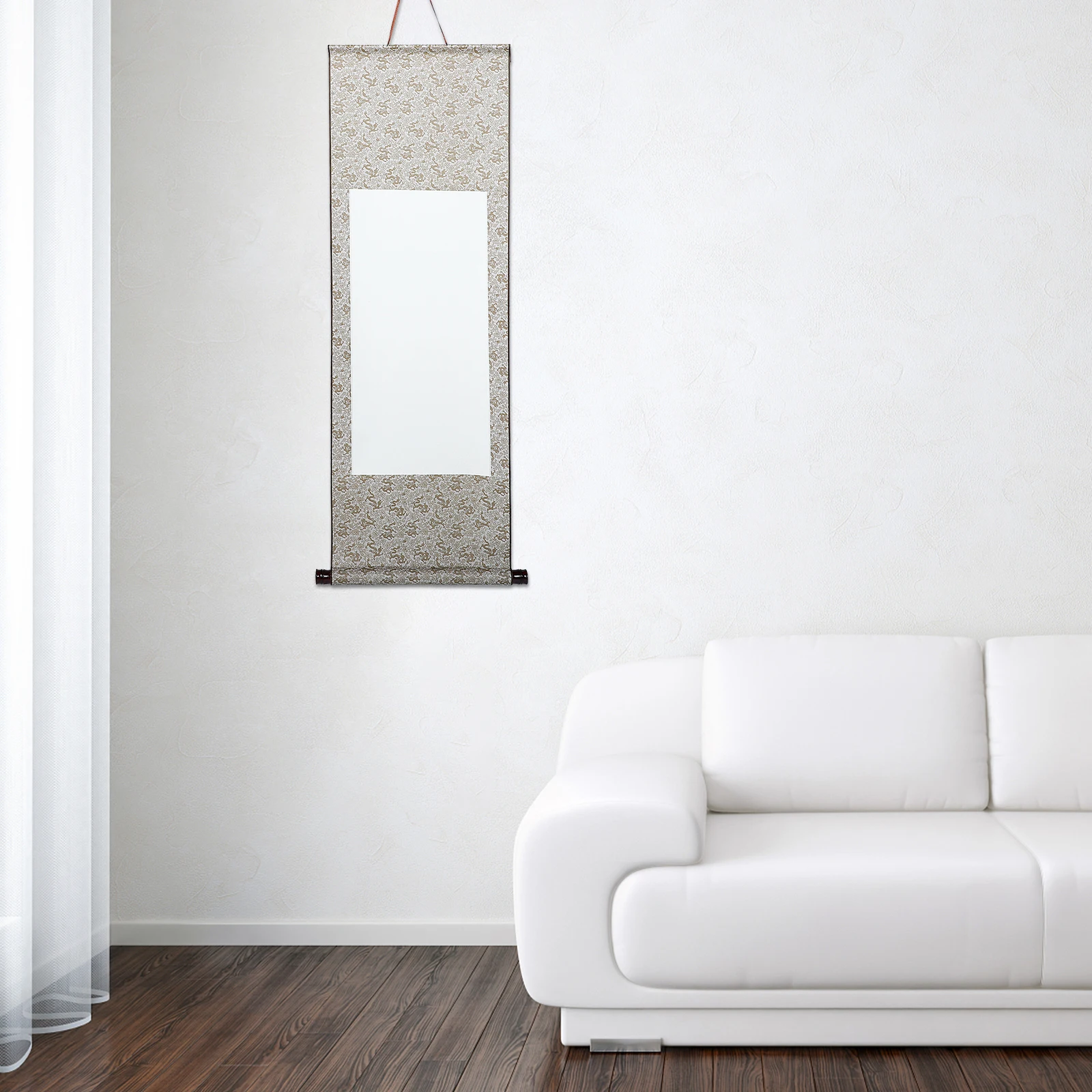 

Blank Calligraphy Scroll Chinese Sumi Paper Xuan Art Drawing Hanging Reel Ink Writing Painting Lightweight Portable Sketch