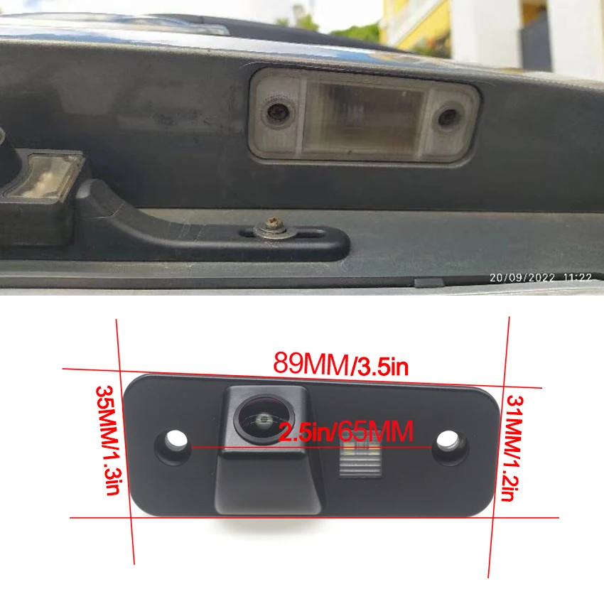 HD 1080*720 Fisheye Rear View Camera For Hyundai Santa Fe (CM) SUV 2005~2010 2011 2012 Car Vehicle Reverse Parking Accessories