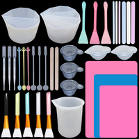 Epoxy Resin Making Tools DIY Pour Split Cup Silicone Epoxy Mix For Paint Pouring Cups Resin Tool Epoxy Resin Jewelry Making Tool