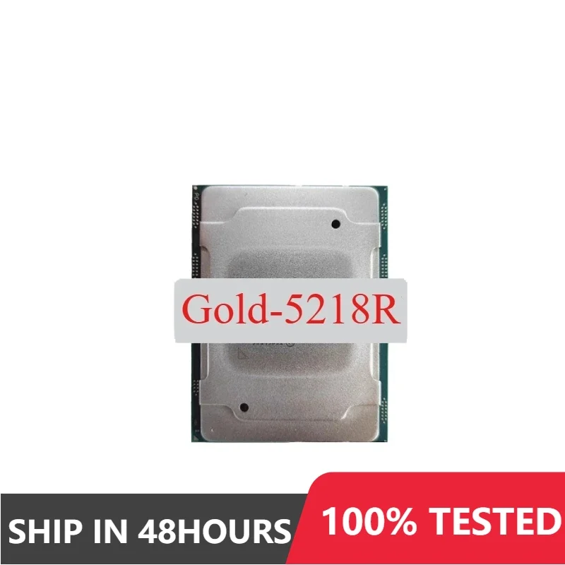 used Gold-5218R Gold 5218R CPU 20 Cores 40 Threads 2.1GHz 27.5MB 125W processor LGA3647 perfect test