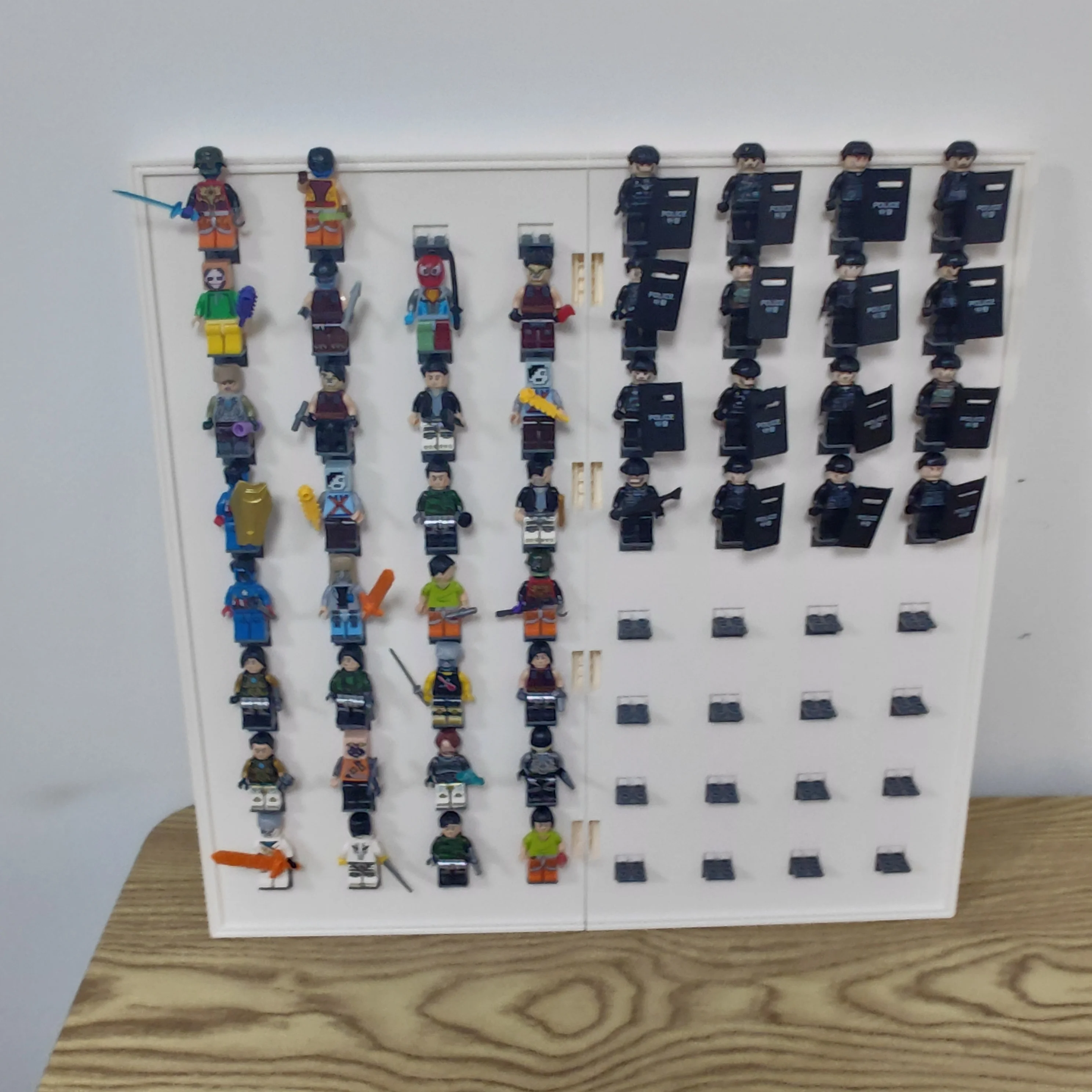 Hot Sale Vertical Book-shaped Minifigure Storage Display Case - Holds 50, Compatible with Major Building Block Brands Toy Organi view 3