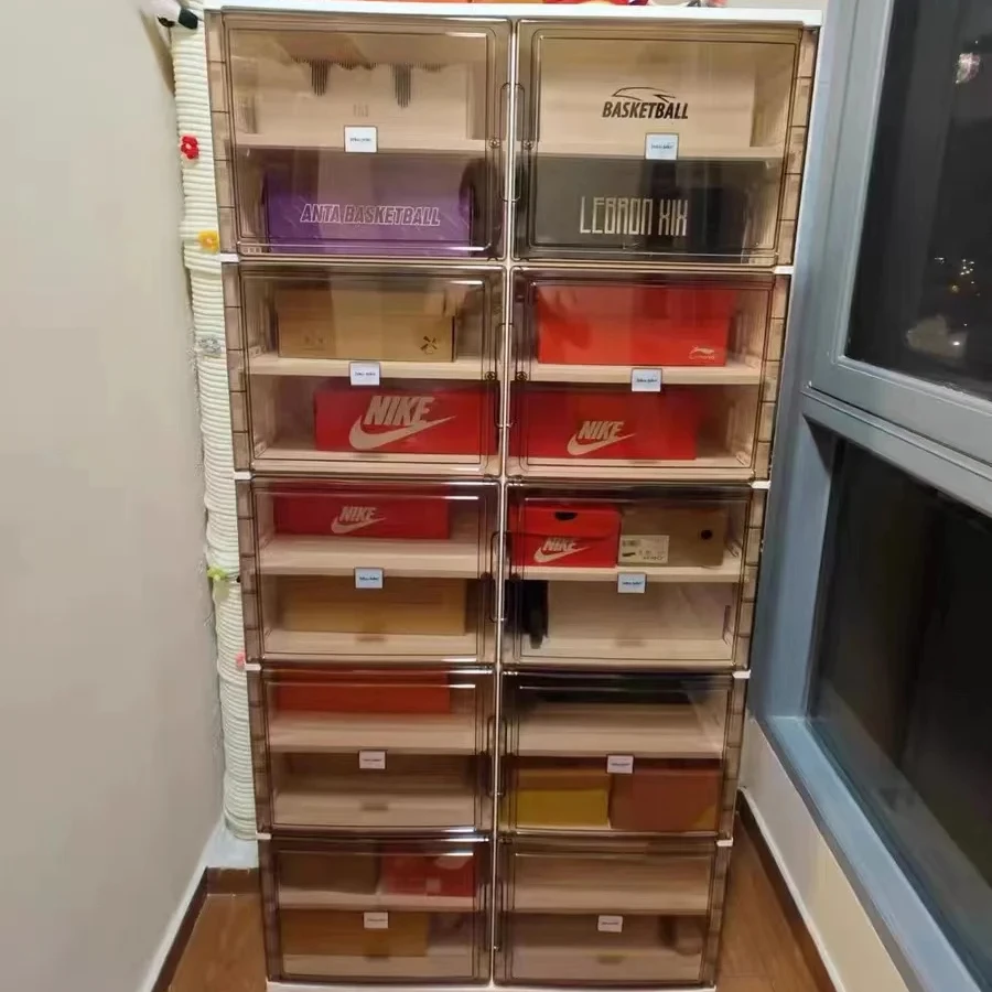 

Jeko&Jeko Dustproof Large Double Row Holds 40 Pairs Shoe Shelves Organizer For Home
