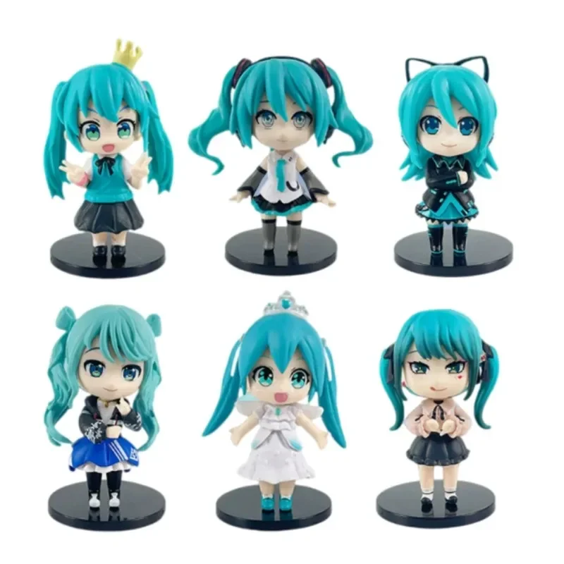 新しい初音ミク Q バージョンシリーズシナモロールピアプロ初代世代ブラインドボックス子供のおもちゃコレクションギフト誕生日ギフト