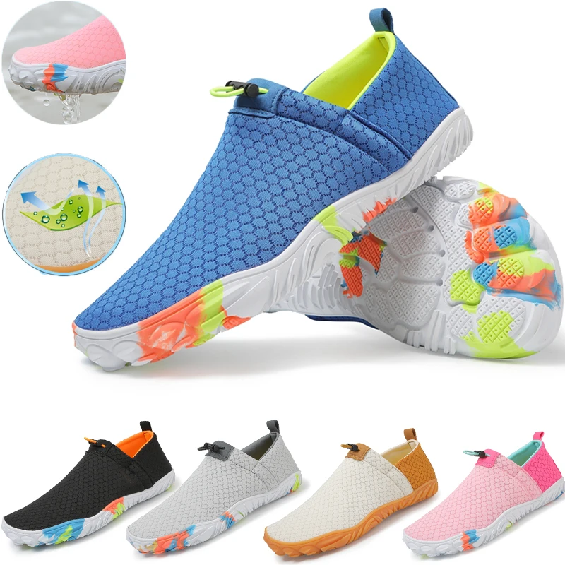 

Women Men Water Shoes Barefoot Beach Shoe Quick Dry Aqua Swim Socks for Surfing Yoga Lightweight Running Shoes Cycling Shoes