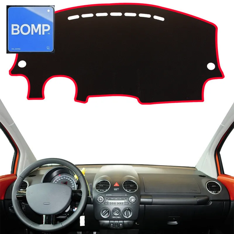 صالح لشركة فولكس فاجن فولكس فاجن بيتل 1998-2005 2006 2007 2008 2009 2010 تصفيف السيارة غطاء لوحة القيادة حصيرة وسادة داش ظلة السجاد الوصول #3