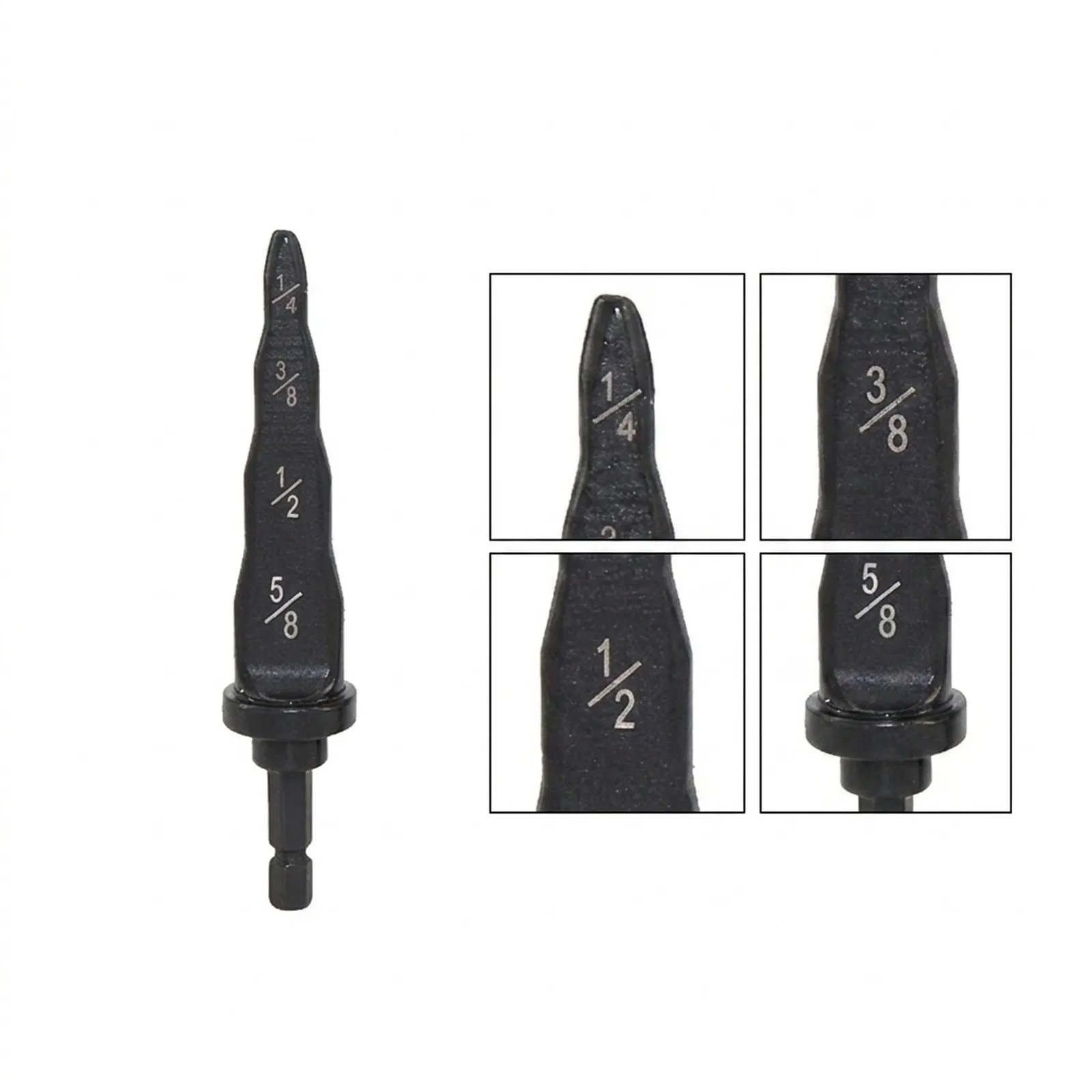 5 in 1 Pipe Expander with Drill Coupling for HVAC Technicians Performing Swaging Flaring Deburring and Reaming Tasks