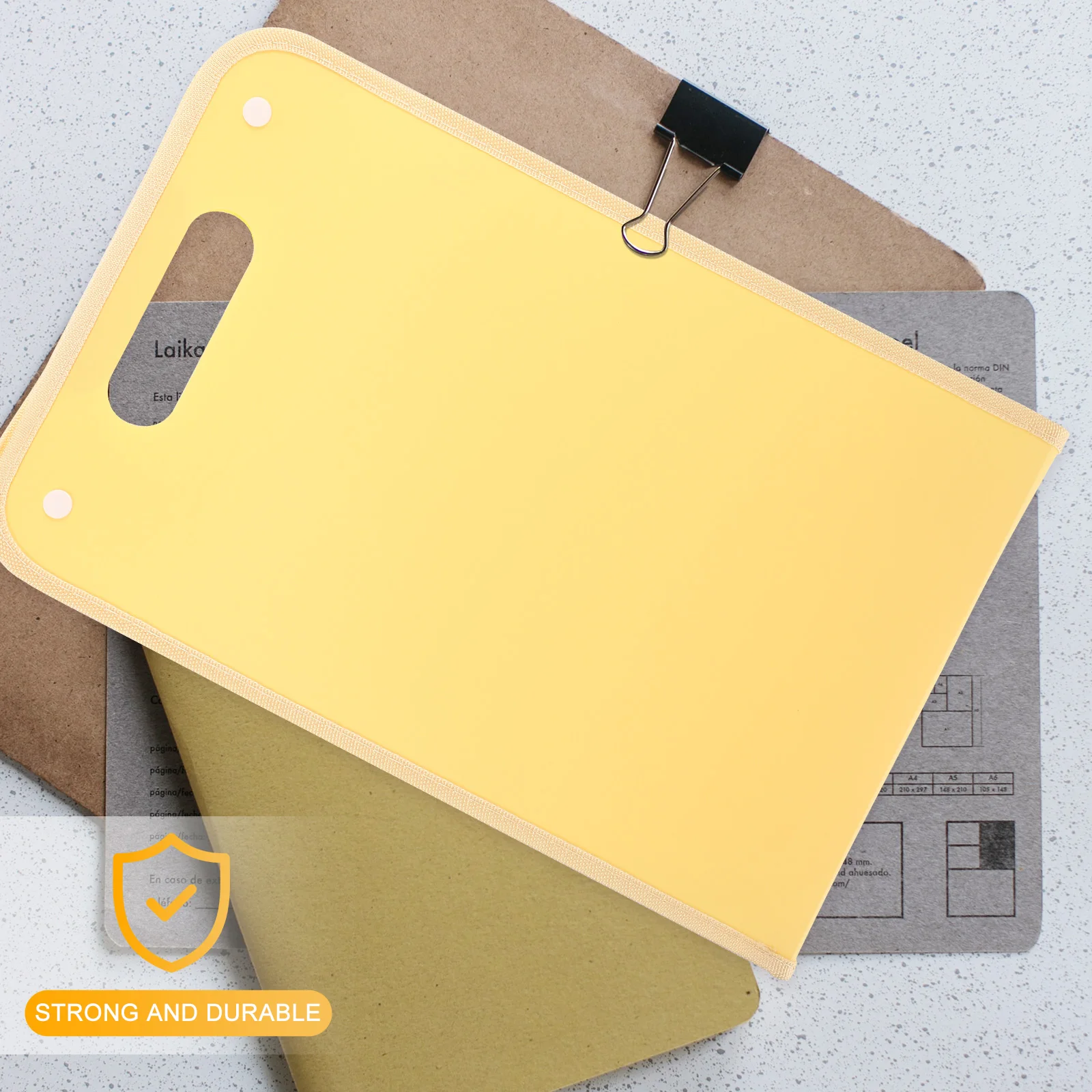 Test Paper Organ Pack Blue Pocket Folders File Document Expanding Documents Bag A4 Holder Envelope Student